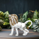 Maxbell Animal Statue Art Decorative Bookshelf Fireplace Indoor Desk Home Decoration Lion