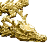 Maxbell Dragon Statue Small Brass Figurine for Living Room Office Table Centerpieces