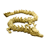 Maxbell Dragon Statue Small Brass Figurine for Living Room Office Table Centerpieces