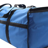 Maxbell Firewood Holder for Camping BBQ Barbecue with Handles Fireplace Wood Carrier blue