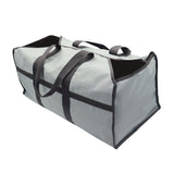 Maxbell Firewood Holder for Camping BBQ Barbecue with Handles Fireplace Wood Carrier grey