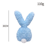 Easter Bunny Plush Toy Pillow Office Children Bed Home Rabbit Stuffed Animal Blue