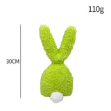 Easter Bunny Plush Toy Pillow Office Children Bed Home Rabbit Stuffed Animal Green