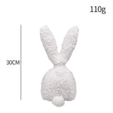 Easter Bunny Plush Toy Pillow Office Children Bed Home Rabbit Stuffed Animal White