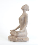 Maxbell Yoga Statue Figurine Resin Resin Abstract Figurine for Cabinet Studio Office