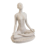 Maxbell Yoga Statue Figurine Resin Resin Abstract Figurine for Cabinet Studio Office