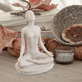 Maxbell Yoga Statue Figurine Resin Resin Abstract Figurine for Cabinet Studio Office