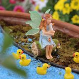 Maxbell Fairy Statue Gift Miniature Figurine for Courtyard Terrarium Micro Landscape