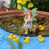 Maxbell Fairy Statue Gift Miniature Figurine for Courtyard Terrarium Micro Landscape