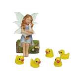 Maxbell Fairy Statue Gift Miniature Figurine for Courtyard Terrarium Micro Landscape