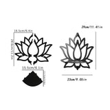 Maxbell Corner Shelf Display Lotus Flower Corner Shelf for Bedroom Gift Women Office
