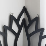 Maxbell Corner Shelf Display Lotus Flower Corner Shelf for Bedroom Gift Women Office
