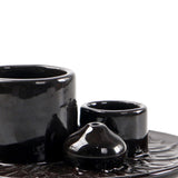 Maxbell 4 in 1 Incense Burner Candles Holder Desk Meditation Sage Palo Santo Holder