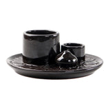 Maxbell 4 in 1 Incense Burner Candles Holder Desk Meditation Sage Palo Santo Holder