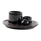 Maxbell 4 in 1 Incense Burner Candles Holder Desk Meditation Sage Palo Santo Holder