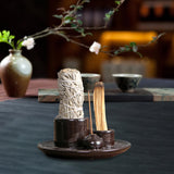 Maxbell 4 in 1 Incense Burner Candles Holder Desk Meditation Sage Palo Santo Holder