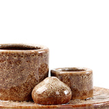 Maxbell 4 in 1 Incense Burner Candles Holder Desk Meditation Sage Palo Santo Holder