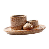 Maxbell 4 in 1 Incense Burner Candles Holder Desk Meditation Sage Palo Santo Holder