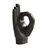 Maxbell Hand Statue Abstract Art Finger Sculpture Decor for Shelf TV Cabinet Bedroom Style A