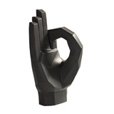 Maxbell Hand Statue Abstract Art Finger Sculpture Decor for Shelf TV Cabinet Bedroom Style A