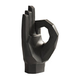 Maxbell Hand Statue Abstract Art Finger Sculpture Decor for Shelf TV Cabinet Bedroom Style A