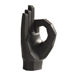 Maxbell Hand Statue Abstract Art Finger Sculpture Decor for Shelf TV Cabinet Bedroom Style A