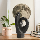 Maxbell Hand Statue Abstract Art Finger Sculpture Decor for Shelf TV Cabinet Bedroom Style A