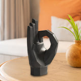 Maxbell Hand Statue Abstract Art Finger Sculpture Decor for Shelf TV Cabinet Bedroom Style A