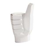 Maxbell Hand Statue Abstract Art Finger Sculpture Decor for Shelf TV Cabinet Bedroom Style B