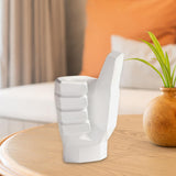 Maxbell Hand Statue Abstract Art Finger Sculpture Decor for Shelf TV Cabinet Bedroom Style B