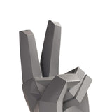 Maxbell Hand Statue Abstract Art Finger Sculpture Decor for Shelf TV Cabinet Bedroom Style C