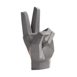 Maxbell Hand Statue Abstract Art Finger Sculpture Decor for Shelf TV Cabinet Bedroom Style C