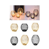 Maxbell Metal Cage Candlestick Hollow Out Candelabra Home Party Pillar Candle Holder 15cmx15cm Golden