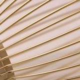 Maxbell Metal Cage Candlestick Hollow Out Candelabra Home Party Pillar Candle Holder 15cmx15cm Golden