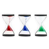 Maxbell Liquid Hourglass Timer Acrylic Hourglass Liquid Bubbler for Kids Boys Adults Red