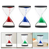 Maxbell Liquid Hourglass Timer Acrylic Hourglass Liquid Bubbler for Kids Boys Adults Red
