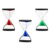 Maxbell Liquid Hourglass Timer Acrylic Hourglass Liquid Bubbler for Kids Boys Adults Red
