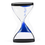 Maxbell Liquid Hourglass Timer Acrylic Hourglass Liquid Bubbler for Kids Boys Adults Blue