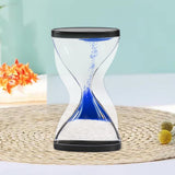 Maxbell Liquid Hourglass Timer Acrylic Hourglass Liquid Bubbler for Kids Boys Adults Blue