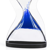 Maxbell Liquid Hourglass Timer Acrylic Hourglass Liquid Bubbler for Kids Boys Adults Blue