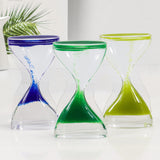 Maxbell Liquid Hourglass Timer Acrylic Hourglass Liquid Bubbler for Kids Boys Adults Blue