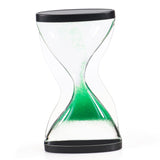 Maxbell Liquid Hourglass Timer Acrylic Hourglass Liquid Bubbler for Kids Boys Adults Green