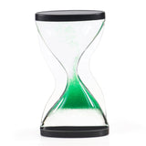 Maxbell Liquid Hourglass Timer Acrylic Hourglass Liquid Bubbler for Kids Boys Adults Green