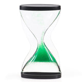 Maxbell Liquid Hourglass Timer Acrylic Hourglass Liquid Bubbler for Kids Boys Adults Green