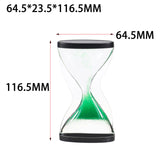 Maxbell Liquid Hourglass Timer Acrylic Hourglass Liquid Bubbler for Kids Boys Adults Green