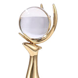 Maxbell Elk Statue Reindeer Sculpture Animal Figure Fireplace Artworks Deer Figurine