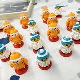 Maxbell Mini Desk Statue Doll Sculpture Tabletop Centerpiece Home Miniature Figurine White Coat