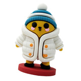 Maxbell Mini Desk Statue Doll Sculpture Tabletop Centerpiece Home Miniature Figurine White Coat