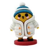 Maxbell Mini Desk Statue Doll Sculpture Tabletop Centerpiece Home Miniature Figurine White Coat