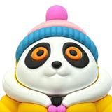 Maxbell Mini Desk Statue Doll Sculpture Tabletop Centerpiece Home Miniature Figurine Yellow Coat